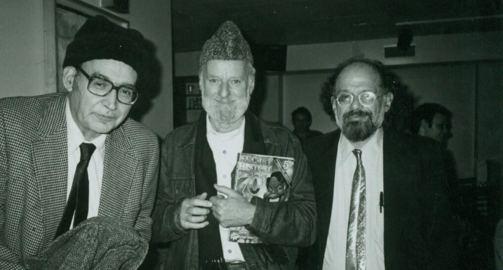 Lawrence Ferlinghetti with Alan Ginsburg