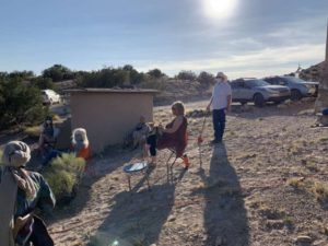 Audience at the Steve Jansen Salon, SSB Away Abiquiu