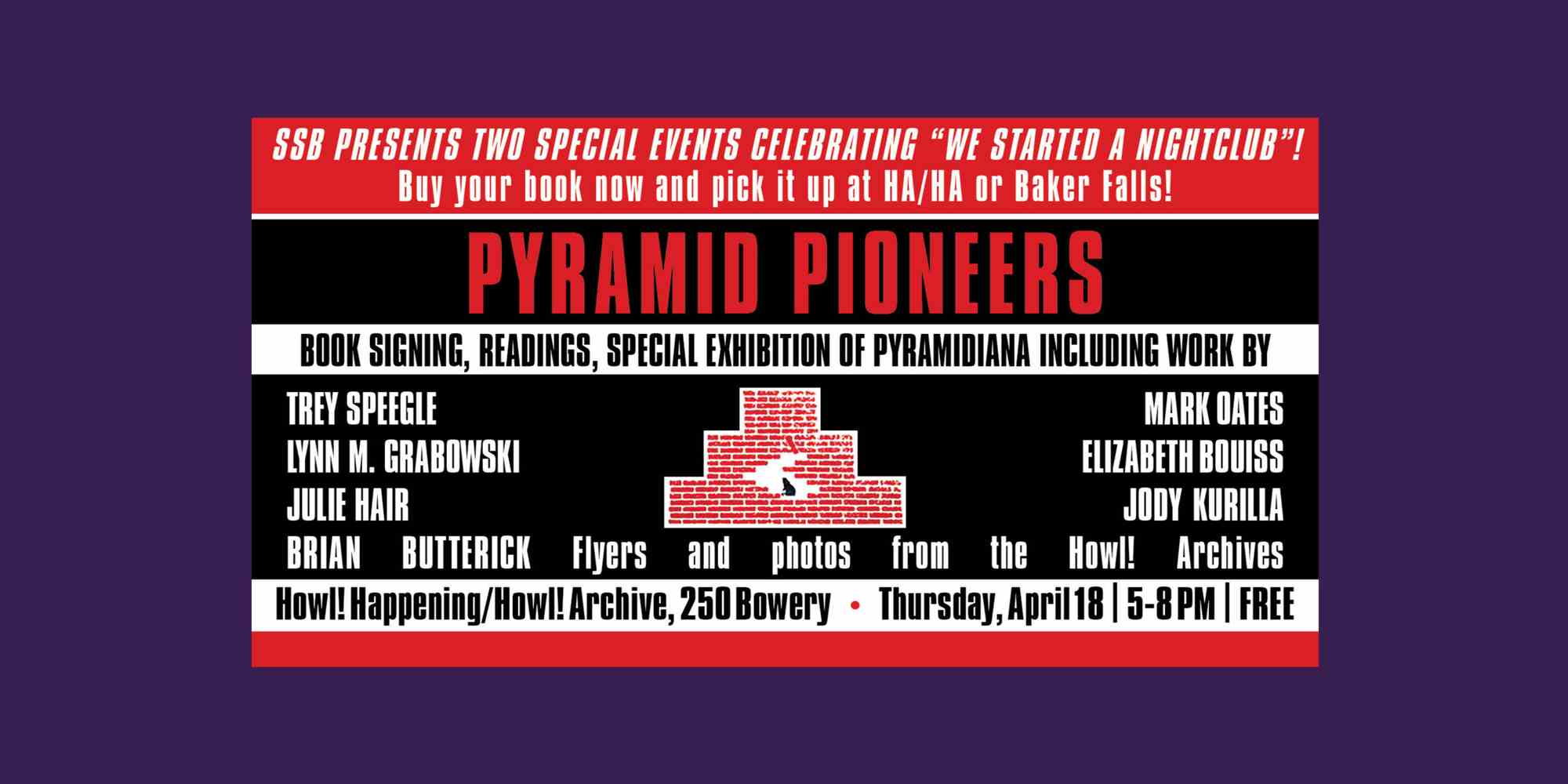 Pyramid Pioneers at Howl Arts Howl Archive