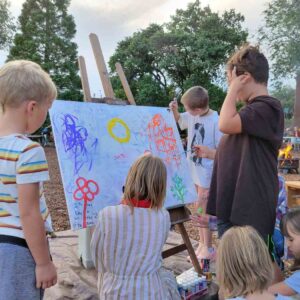 We Grow Eco kids painting